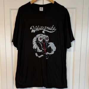 Delta Black Whitesnake Graphic Tee